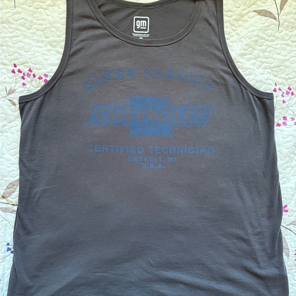 Torrid Tank Top with Blue Chevy Graphic